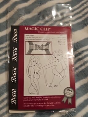 Magic Clip Bra Accessory - Clear